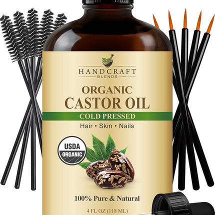 Handcraft Blends Cold-Pressed Organic Castor Oil i