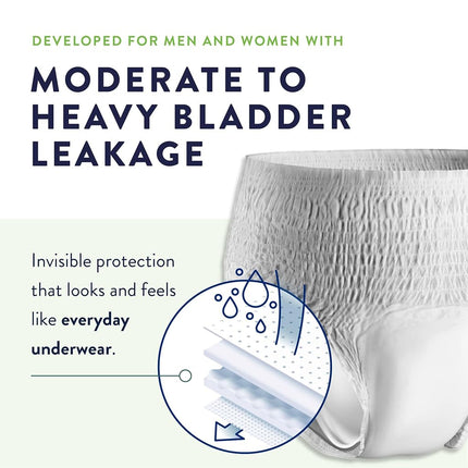 Prevail Extra Absorbency Incontinence Underwear, Youth/Small Adult, 22-Count (Pack of 4)