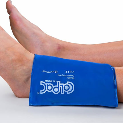 Chattanooga ColPac - Reusable Gel Ice Pack - Half Size - 7.5 in x 11 in (19 cm x 28 cm) - Cold Therapy - Knee, Arm, Elbow, Shoulder, Back - Aches, Swelling, Bruises, Sprains, Inflammation