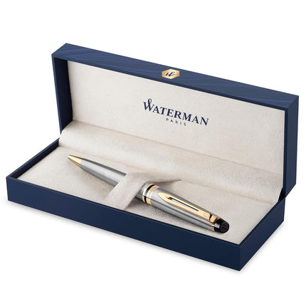 Waterman Expert Ballpoint Pen | Stainless Steel wi