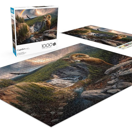 Buffalo Games - Charles Black - A Wild Journey - 1000 Piece Jigsaw Puzzle for Adults Challenging Puzzle Perfect for Game Nights - Finished Puzzle Size is 26.75 x 19.75
