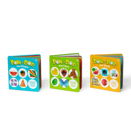 Melissa & Doug Children�s Books 3-Pack � Poke-a-Dot First Words, First Shapes, First Colors