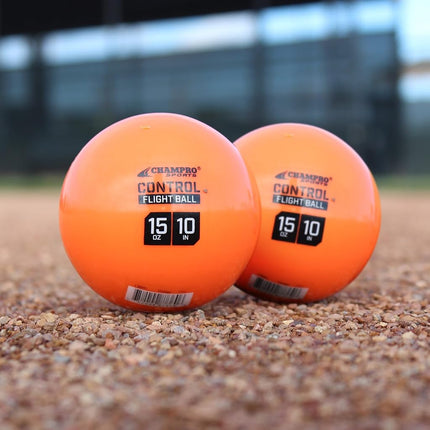 CHAMPRO 10" CONTROL FLIGHT BALL, 4PK