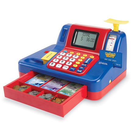 Learning Resources Cash Register with Canadian Currency - Educational Cash Register for Kids