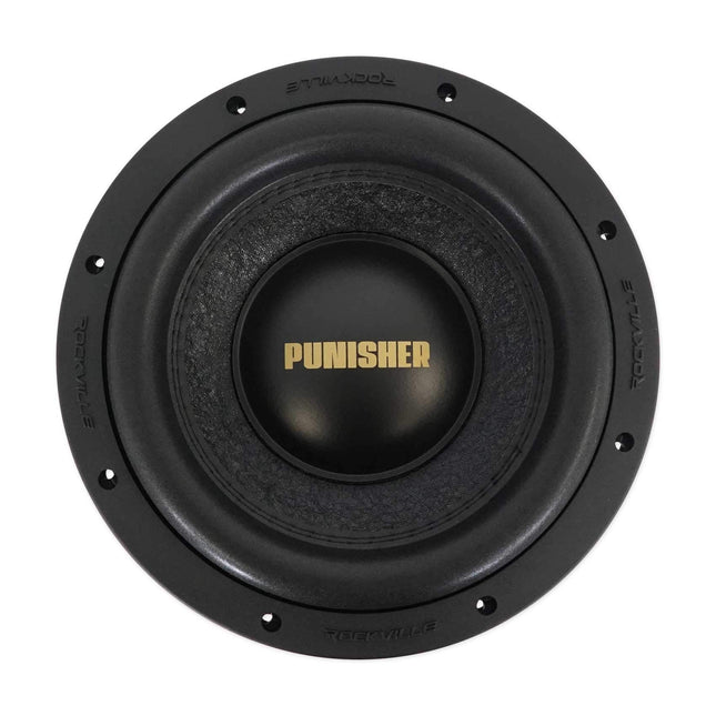 Rockville Punisher 10D1 10" 5000w Peak Competition Car Audio Subwoofer Dual 1-Ohm Sub 1250w RMS CEA Rated