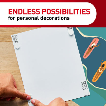 Command Poster Hanging Strips, 136 Total Strips (17024-136ES)