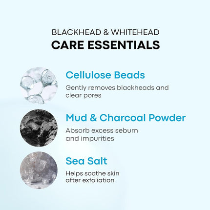 TONYMOLY Tako Pore Blackhead Scrub Stick Duo Set – Deep Pore Charcoal Exfoliator for Nose & T-Zone, Solid Stick with Marine Extracts, Tea Tree Oil & Cellulose Beads (2 Count)
