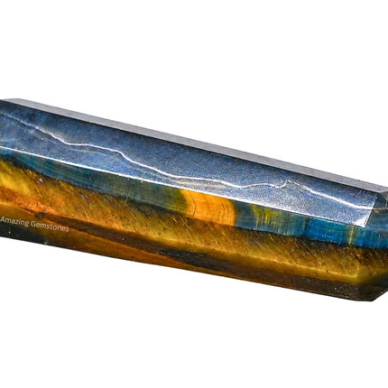 Amazing Gemstone Multi Tiger Eye Crystal Towers - Natural Healing Crystal Point Obelisk for Reiki Healing and Crystal Grid (3" to 4" INCH)