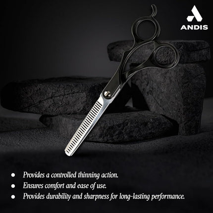 Andis 80645 6.5in Thinning Shears, Right-Handed, Stainless Steel