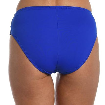 La Blanca Women's Island Goddess Banded Hipster Swimsuit Bottom Bikini, Sapphire, 20