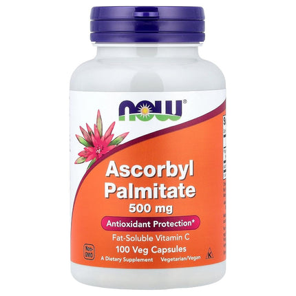 NOW Foods Ascorbyl Palmitate 500Mg 100 Vcaps