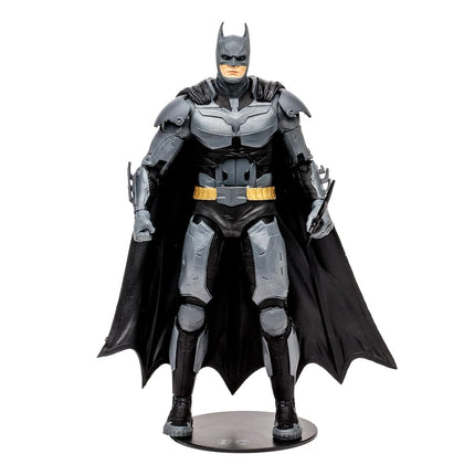 Figurine Batman McFarlane Toys 17,8 cm - Figurines DC Multiverse - Intérieur de la bande dessinée - 22 points d'articulation - Carte d'art à collectionner incluse - Gris, noir, jaune
