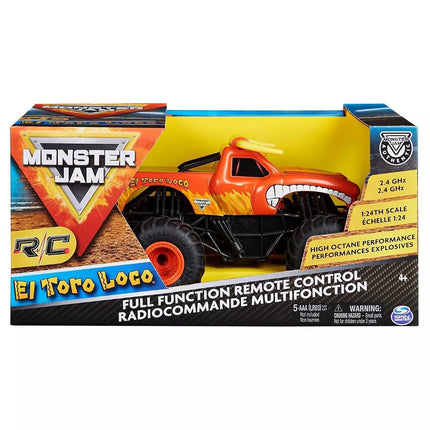 Monster Jam Remote Control 1:24 El Toro Loco