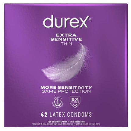 Durex Condom Extra Sensitive Natural Latex Condoms