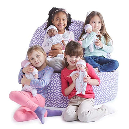JC Toys, La Baby 11-inch African American Washable Soft Body Play Doll For Children 18 months or Older, Designed by Berenguer