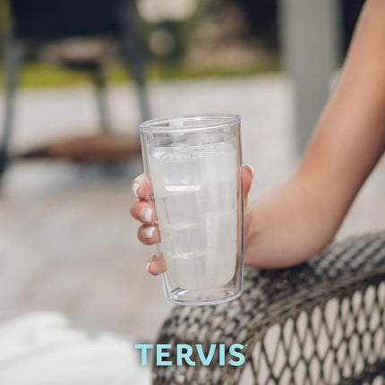 Tervis Fabricado en EE. UU., Vaso térmico de doble pared de la Universidad de Michigan UM Wolverines, mantiene las bebidas frías y calientes, 473 ml, Big M