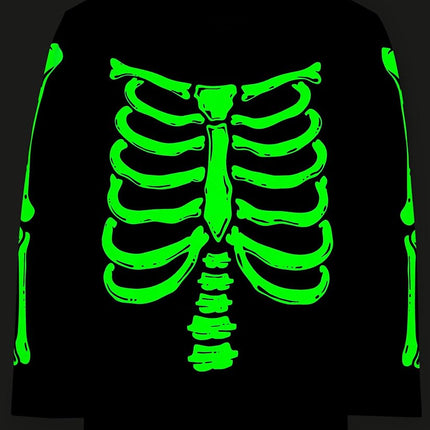 The Children's Place Boys' All Holidays Long Sleeve Graphic T-Shirts,multipacks, Skeleton Basketball/Skeleton, XX-Large