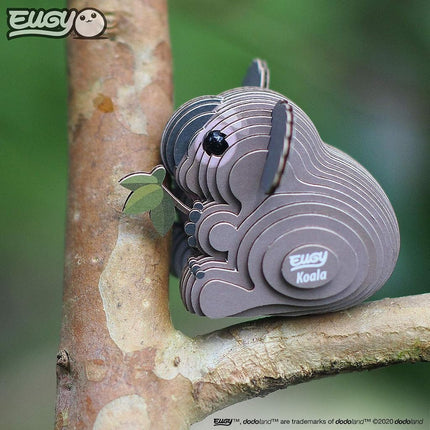 EUGY 016 Koala 3D Paper Puzzle - 33 Pieces Eco-Friendly Educational Toy Puzzle for Boys, Girls & Kids Ages 6+