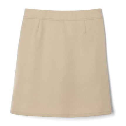 French Toast Girls' Pleated Skirt with Built-in Shorts, Khaki, 12 Years