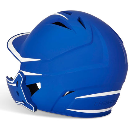 CHAMPRO HX Legend Plus Performance Baseball Batting Helmet with Removeable Jaw Guard in Two-Tone Color Matte Finish