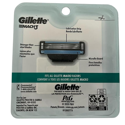 Gillette Mach 3-24 Count (3 x 8 Pack)