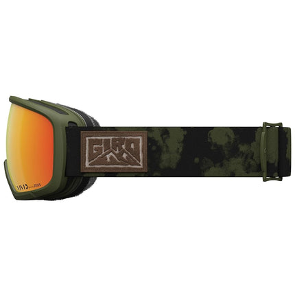 Giro Ringo Snow Goggles - Trail Green Clouddust - Vivid Ember Lens - One Size