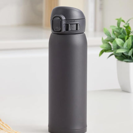 Zojirushi SM-WS48-BM Stainless Steel Mug, 16-Ounce, Soft Black
