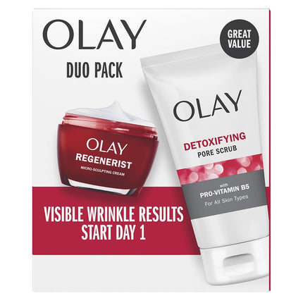 Olay Regenerist Advanced Anti-Aging Cleanser and Moisturizer Duo Pack