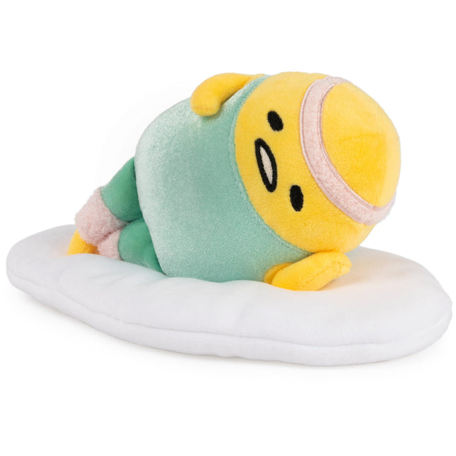 GUND Sanrio Gudetama el huevo perezoso animal de peluche, juguete de peluche Gudetama "Eggercise" para mayores de 8 años, 12,7 cm