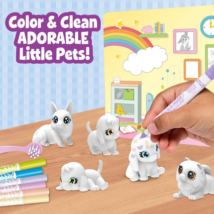 CRAYOLA Guardería de Mascotas Bebé Scribble Scrubbie, Regalo para Niñas y Niños, Edades 3+