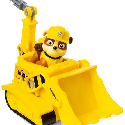 PAW Patrol, Rubble’s Bulldozer, Toy Vehicle with Collectible Action Figure, Sustainably Minded Kids’ Toys for Boys & Girls Aged 3 and Up