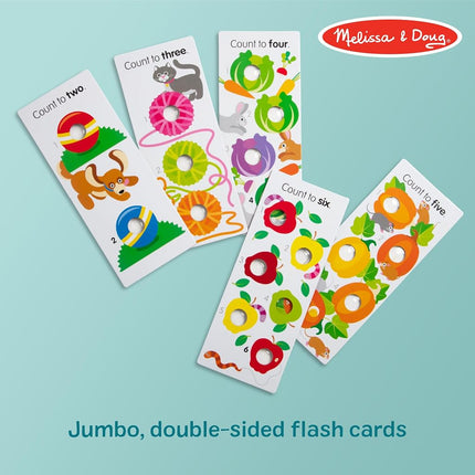 Melissa & Doug Poke-A-Dot Jumbo Number Learning Cards