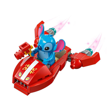 LEGO | Disney Lilo and Stitch Beach House Building Toy with 6 Rooms, Rooftop Observatory, a Spaceship and 5 Minifigures - Birthday Gift for 9+ Year Old Girls, Boys & Fans - 43268