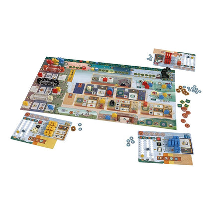 Thames & Kosmos - Devir: The White Castle - Dice Worker Placement - Comptetitive Strategic Board Games for Adults & Kids, 1-4 Players, Ages 12+ - BGWHCAS