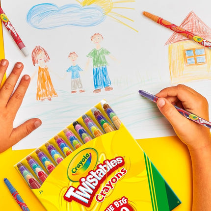 Crayola Mini Twistables Crayons, Amazon Exclusive, Gift, 50 Count
