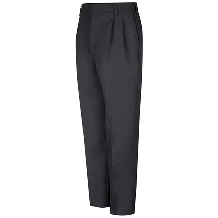Pantalones de gabardina plisados de hombre Red Kap, negro, 36x32