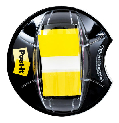 Post-it Flags, Yellow, 1-Inch Wide, 200/Desk Grip 