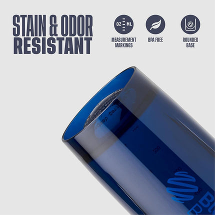 BlenderBottle Strada Shaker Cup Perfect for Protein Shakes and Pre Workout, 28-Ounce, Blue