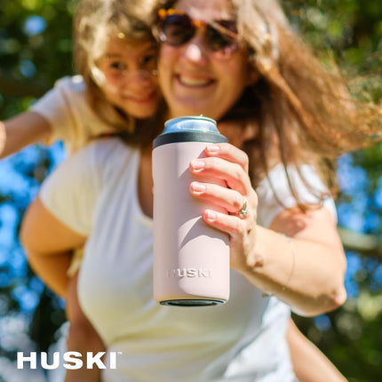Huski Big Can Cooler | NEW | Premium 440ml & 500ml Beer & Energy Drink Cooler with Detachable 3-in-1 Opener | Triple Insulated | Keeps Cans up to 10x Colder | Doubles as a Tumbler (Brushed Stainless)