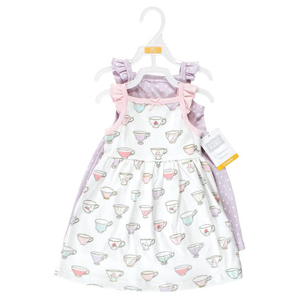 Robes en coton Hudson Baby pour bébés filles, Tea Party, 3-6 mois
