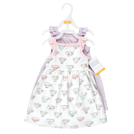 Hudson Baby Baby Girls' Cotton Dresses, Tea Party, 9-12 Months