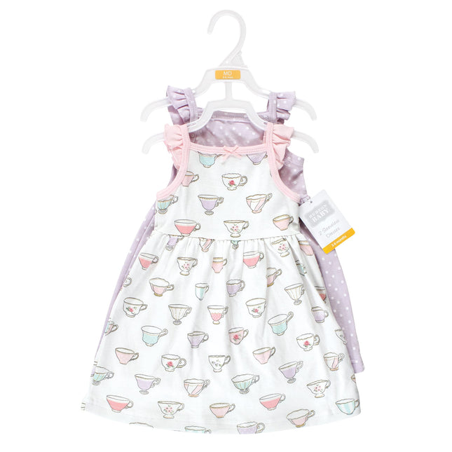 Hudson Baby Baby Girls' Cotton Dresses, Tea Party, 6-9 Months