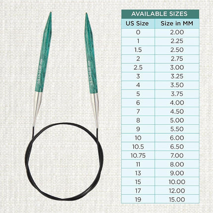 KnitPro Dreamz Fixed Circular Needles 24" (60cm) | Size 10.00mm