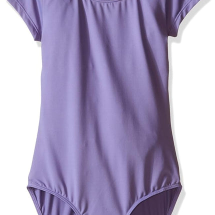 Maillot de manga corta de microlujo Dujour para niña de Bloch Dance, lavanda 8-10