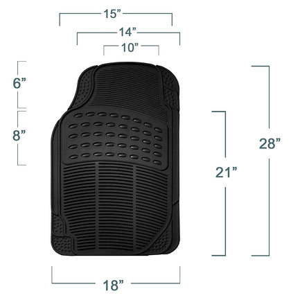 FH Group Automotive Seat Covers Edgy Piping Seat Covers FullBeige Set Interior Accessories ,Universal Fit Combo Vinyl Floor Mats Seat Covers Car for Cars and Vans Airbag and Split Rear Automotive