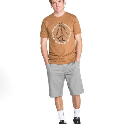 Volcom Men's Vmonty Stretch 22 Shorts, Moonbeam, 32
