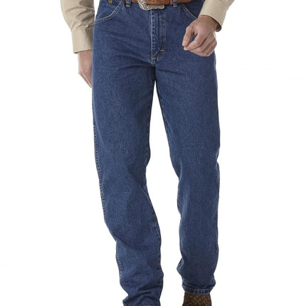 Wrangler Men's George Strait Cowboy Cut Relaxed Fit Jean, Stonewashed, 38W x 36L
