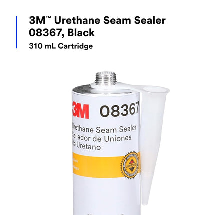 3M Urethane Seam Sealer, 08367, Black, 310 mL Cartridge