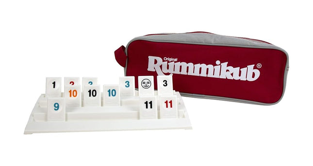 Pressman Rummikub Age 8+ - The Complete Original Game With Full-Size Racks and Tiles in a Durable Canvas Storage/Travel Case Amazon Exclusive