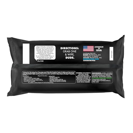 DUDE Wipes - Flushable Wipes - Unscented 8 Pack + Mint Travel Pack, 402 Wipes - Extra Large Dispenser Wet Wipes with Vitamin E & Aloe For Men - Septic and Sewer Safe